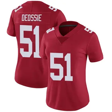 Nike Zak DeOssie Women's Limited New York Giants Red Alternate Vapor Untouchable Jersey