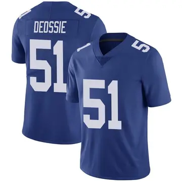 Nike Zak DeOssie Youth Limited New York Giants Royal Team Color Vapor Untouchable Jersey