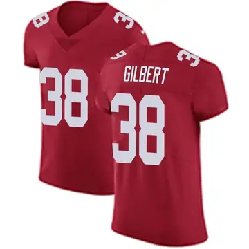 Nike Zyon Gilbert Men's Elite New York Giants Red Alternate Vapor Untouchable Jersey