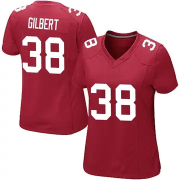 Nike Zyon Gilbert Women's Game New York Giants Red Alternate Jersey