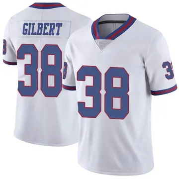 Nike Zyon Gilbert Youth Limited New York Giants White Color Rush Jersey